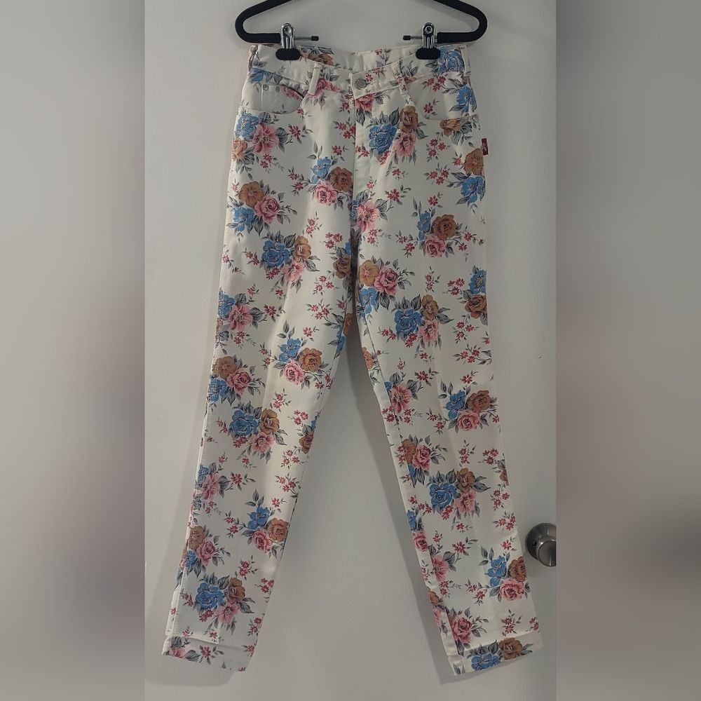 Braxton Floral Jeans Vintage